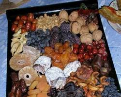 Image of Iranian dried fruit assortment