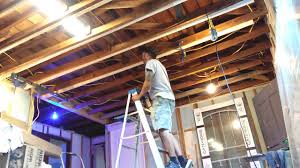 leveling a sagging ceiling you