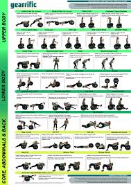 Gearrific Exercise Ball Resistance Workout Guide Poster