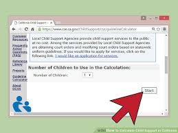 3 Ways To Calculate Child Support In California Wikihow