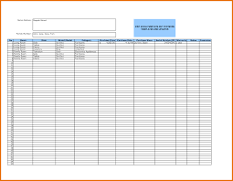 Home Inventory Checklist Excel New Example Home Inventory