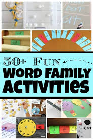 50 fun word family games and activities