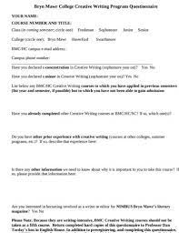 college questionnaire 12 exles