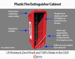 plastic fire extinguisher cabinets