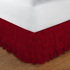 Burdy Multi Ruffle Bed Skirt Comfy
