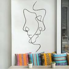 Art Wall Stickers Aesthetic Black