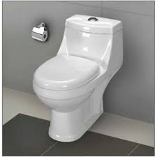 White Ceramic English Toilet Seat