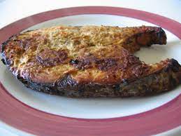 oven roasted king fish steak