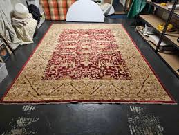 large woven persian carpet