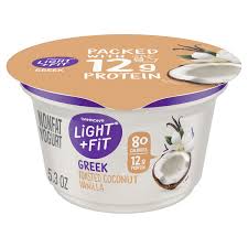 fit yogurt toasted coconut vanilla