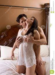 Loving Young Nude Erotic Sensual Couple in Bed Stock Image - Image of  husband, four: 20441323