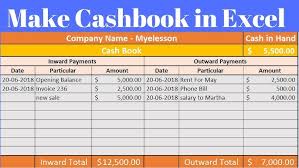 While other answers pointed out how you could make a chart in excel alone, here i propose another solution that could make an interactive back to your data. Cashbook In Excel Youtube