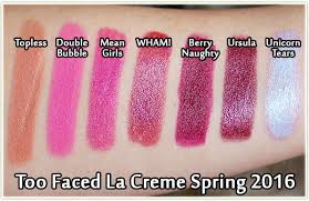 spring 2016 la creme lipstick additions