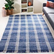 solid color plaid area rug