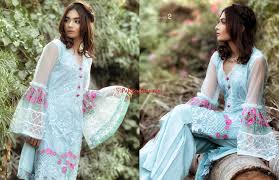 Azure Luxury Embroidered Kurti Collection 2018 At