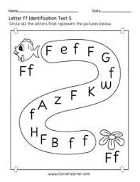fun letter f identification activity