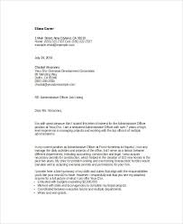 Administrative Cover Letter 9 Examples In Word Pdf