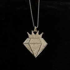 king iced out hip hop pendant necklace
