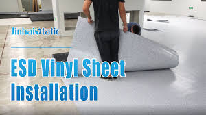 esd flooring installation esd vinyl