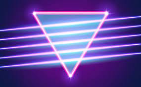 Music #Neon #Background #Triangle ...