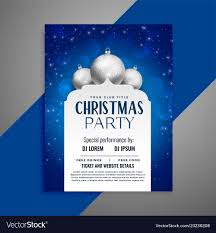Elegant Invitation Christmas Flyer Design Template