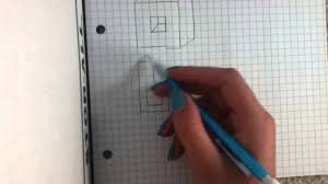 How To Draw 3 D Letters On Graph Paper