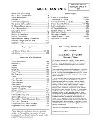 Table Of Contents Mahle Aftermarket