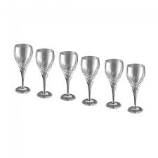 Crystal Wine Glasses Set Of Six