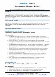 The fbi encourages all qualified individuals to apply for one of the many rewarding positions within our organization. Management And Program Analyst Resume Samples Qwikresume
