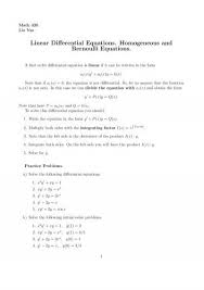 Linear Diffeial Equations