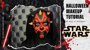 darth maul makeup tutorial halloween