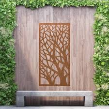 Steel Privacy Screen Woodland Free