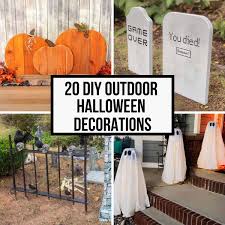 scary diy outdoor halloween decorations