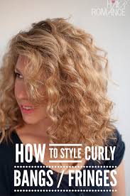 Here are 9 simple and easy hairstyles for curly hair with bangs! Reader Question How To Style Curly Bangs Fringes Hair Romance