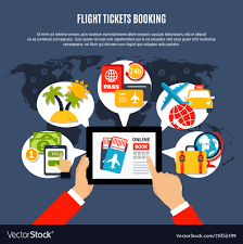 Flight Tickets Online Booking Poster