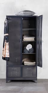 Wood lockers, shoe storage, decorative lockers and more. Metal Locker Style Wardrobe Cabinet In Industrial Style Metal Lockers Cupboard Storage Locker Storage
