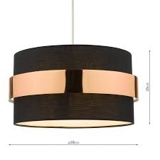 Modern Ceiling Light Shade In Black And