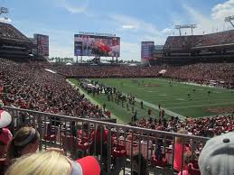 Section 244 Row C Picture Of Raymond James Stadium Tampa