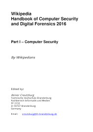 computer security and digital forensics