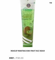 makeup mantra kiwi fruit face wash at