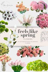 spring artificial flowers from amazon