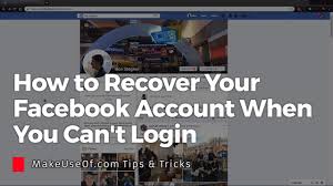 Log into facebook using account recovery options. How To Recover Your Facebook Account When You Can T Log In