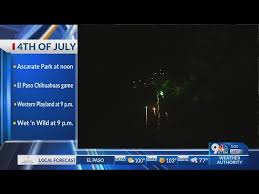 fourth of july fireworks in el paso
