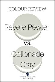 Colour Review Collonade Gray Vs Revere Pewter