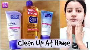 clean clear clean up at home one