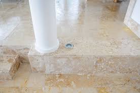 how to clean travertine floors