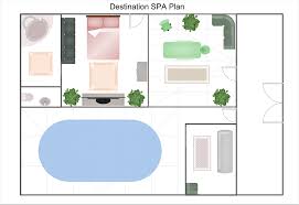 spa floor plan how to draw a floor