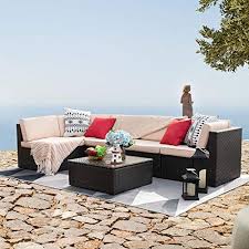 devoko patio furniture sets 6 pieces