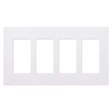 Lutron Claro 4 Gang Wall Plate For