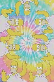 Check out this fantastic collection of homer simpson wallpapers, with 52 homer simpson background images for your desktop, phone or tablet. Simpsons Wallpaper Trippy 640x960 Wallpaper Teahub Io